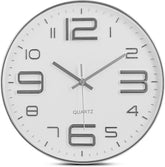 Time Whisperer: Black Wall Clock - 12 Inch Rose Gold Silent Non Ticking Quality Quartz Battery Operated Easy to Read Decorative Modern Design for Home/Office/Kitchen/Bedroom/Living Room