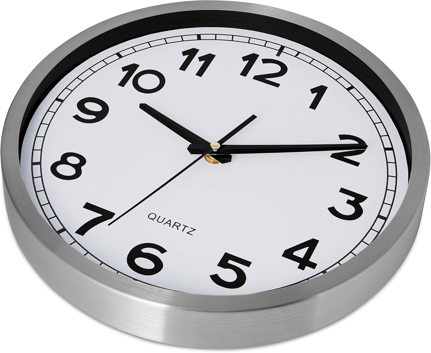 Time Whisperer:  Math Wall Clock Black 12 Inch Silent Non-Ticking Unique Gift for Teacher/Student/Engineer Graduate Quartz Round Battery Operated, Home Office School Classroom, Mathematical Equations
