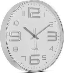 Time Whisperer:  Black Wall Clock - 12 Inch Rose Gold Silent Non Ticking Quality Quartz Battery Operated Easy to Read Decorative Modern Design for Home/Office/Kitchen/Bedroom/Living Room