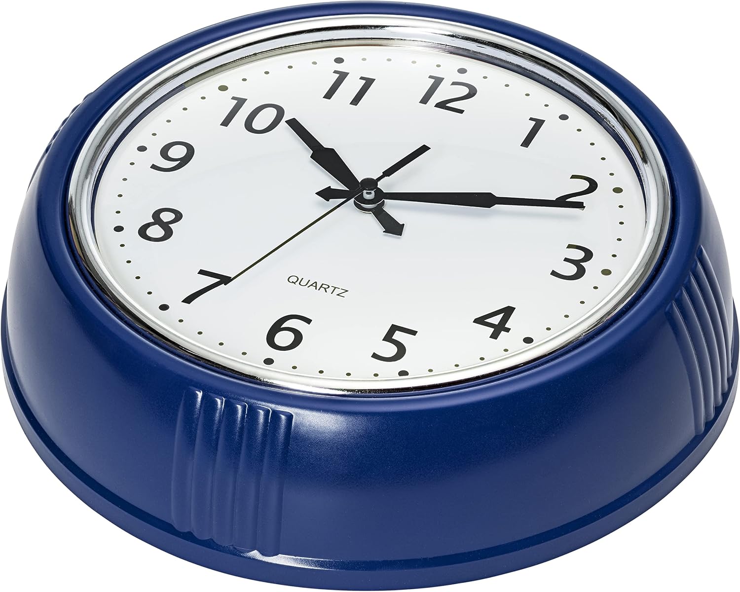 Time Whisperer:  Retro Wall Clock 12 Inch Red Kitchen 50's Vintage Design Round Silent Non Ticking Battery Operated Quality Quartz Clock for Home Office School or Classroom