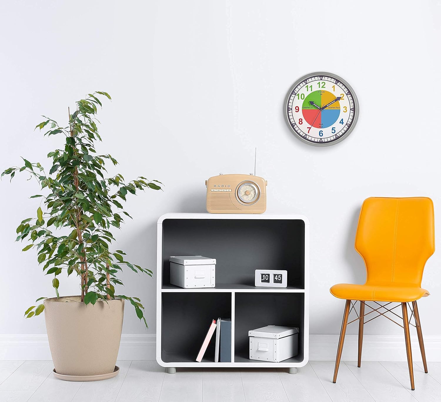 Time Whisperer:  Math Wall Clock Black 12 Inch Silent Non-Ticking Unique Gift for Teacher/Student/Engineer Graduate Quartz Round Battery Operated, Home Office School Classroom, Mathematical Equations