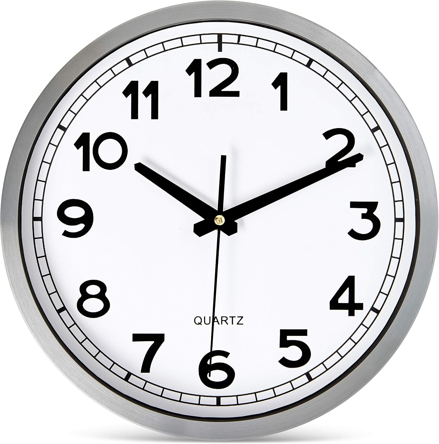 Time Whisperer:  Math Wall Clock Black 12 Inch Silent Non-Ticking Unique Gift for Teacher/Student/Engineer Graduate Quartz Round Battery Operated, Home Office School Classroom, Mathematical Equations
