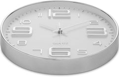 Time Whisperer:  Black Wall Clock - 12 Inch Rose Gold Silent Non Ticking Quality Quartz Battery Operated Easy to Read Decorative Modern Design for Home/Office/Kitchen/Bedroom/Living Room